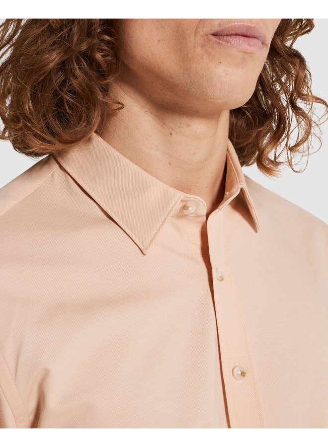 CSI2603220 7126 Cast Iron LONG SLEEVE SHIRT Twill Jersey 2 tone Cameo Rose