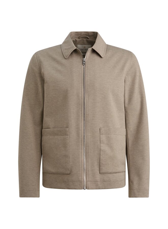 CBL2603158 8023 Cast Iron Blazer Jacket Fancy stretch Shacket Aluminum