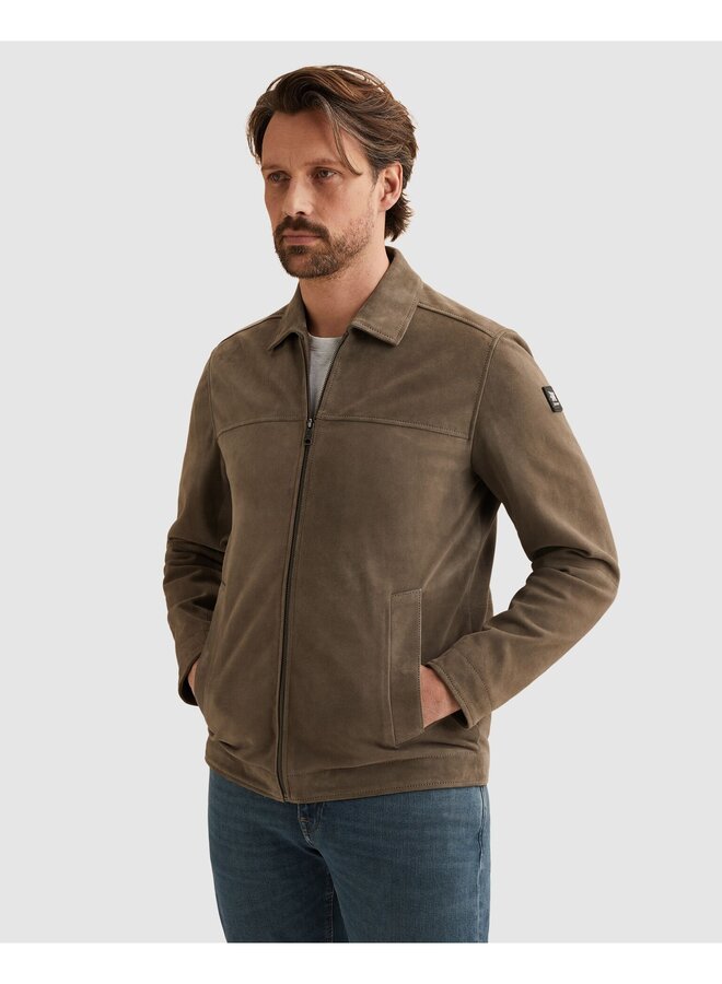 VLJ2602180 8027 Vanguard Zip jacket Suede Shirtjacket Bungee Cord