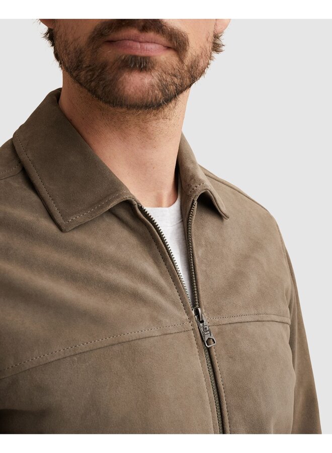 VLJ2602180 8027 Vanguard Zip jacket Suede Shirtjacket Bungee Cord