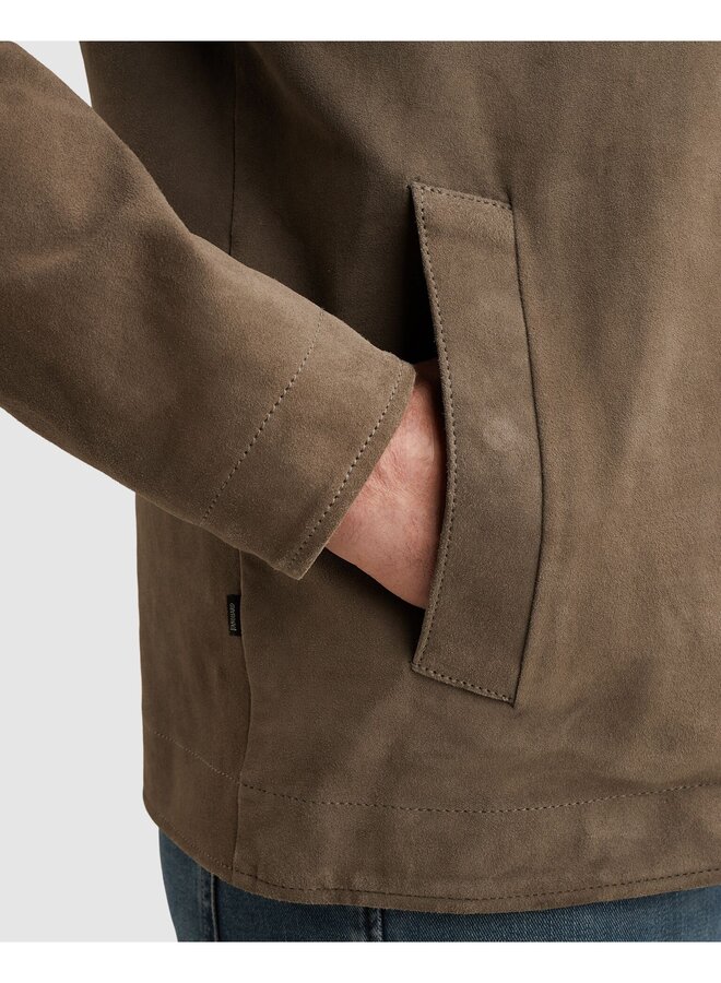 VLJ2602180 8027 Vanguard Zip jacket Suede Shirtjacket Bungee Cord