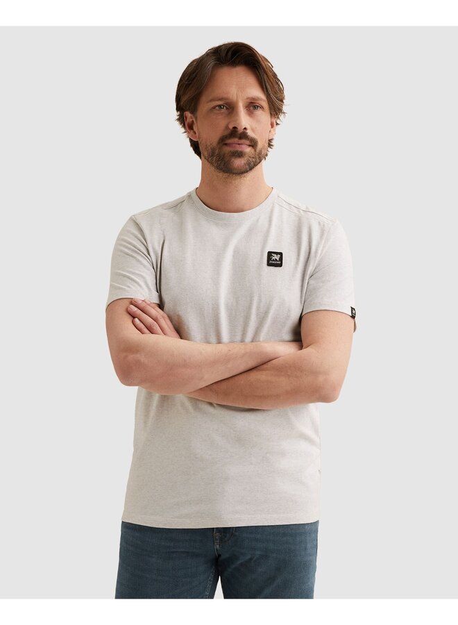 VTSS2603514 9017 Vanguard Short sleeve r-neck cotton elastan jersey melange Moonstruck