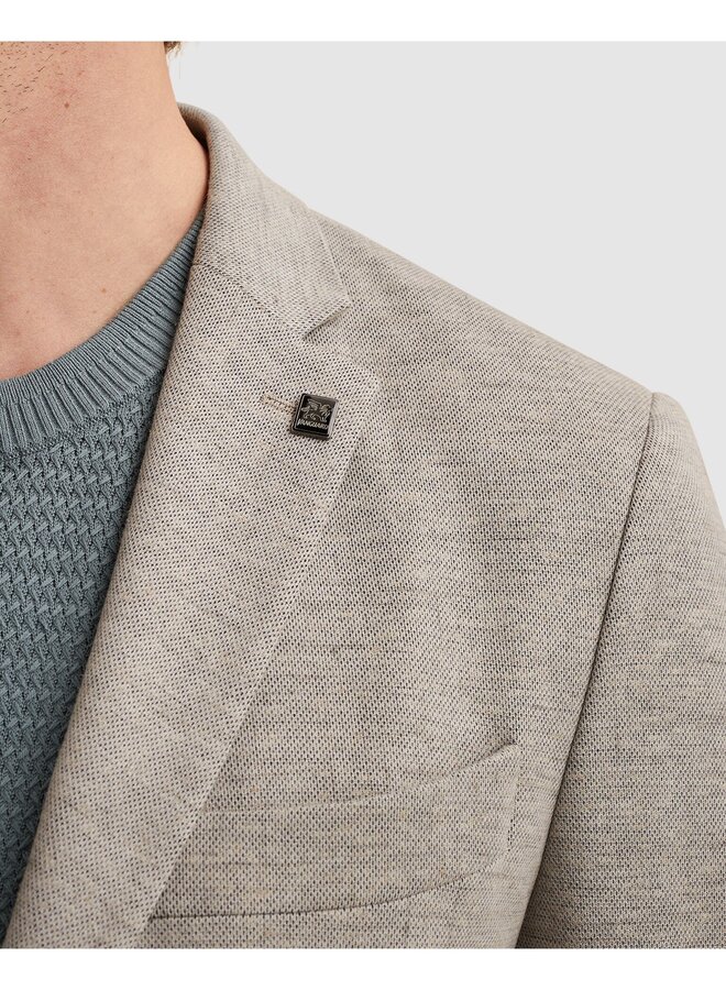 VBL2602193 8265 Vanguard Blazer Scura Printed Structure Pure Cashmere