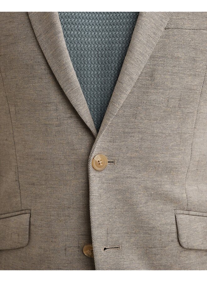 VBL2602193 8265 Vanguard Blazer Scura Printed Structure Pure Cashmere