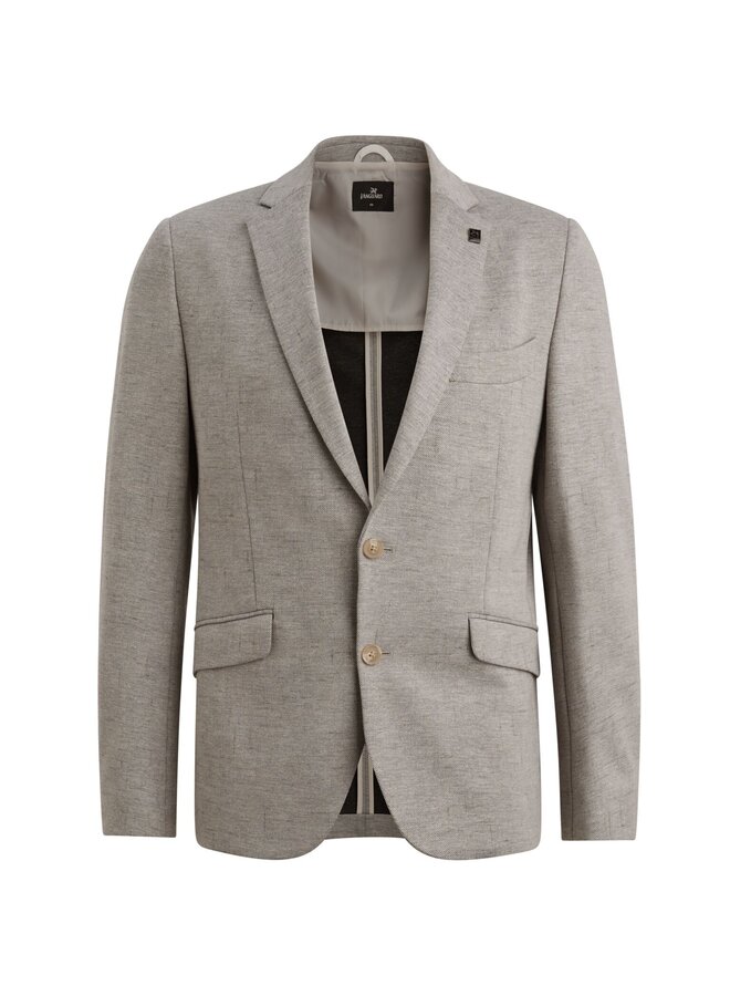 VBL2602193 8265 Vanguard Blazer Scura Printed Structure Pure Cashmere