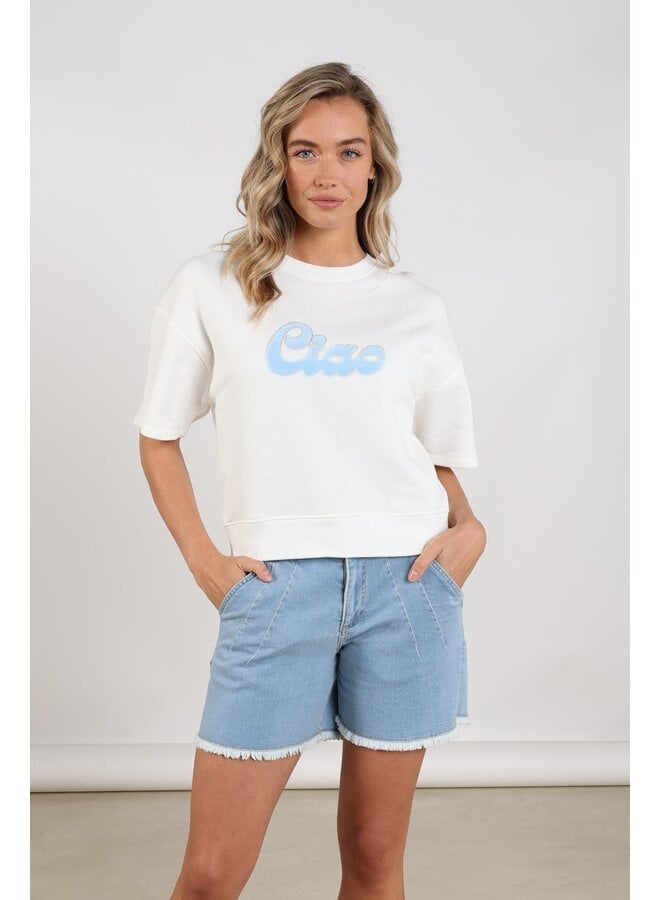 NKS03050 315 Nukus Ciao Pullover Offwhite/Cloudy