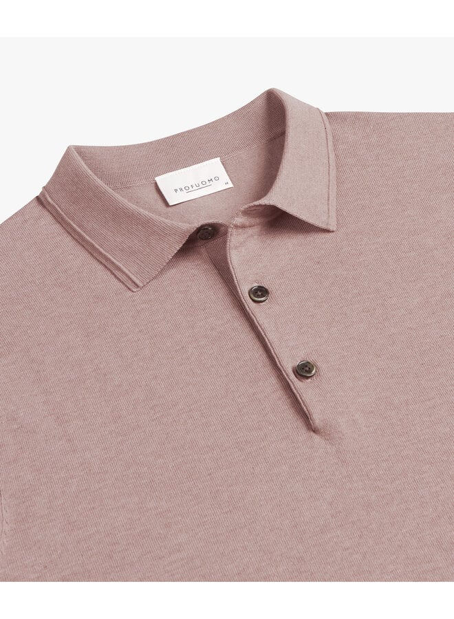 PPXD10007I Profuomo polo ss dark pink