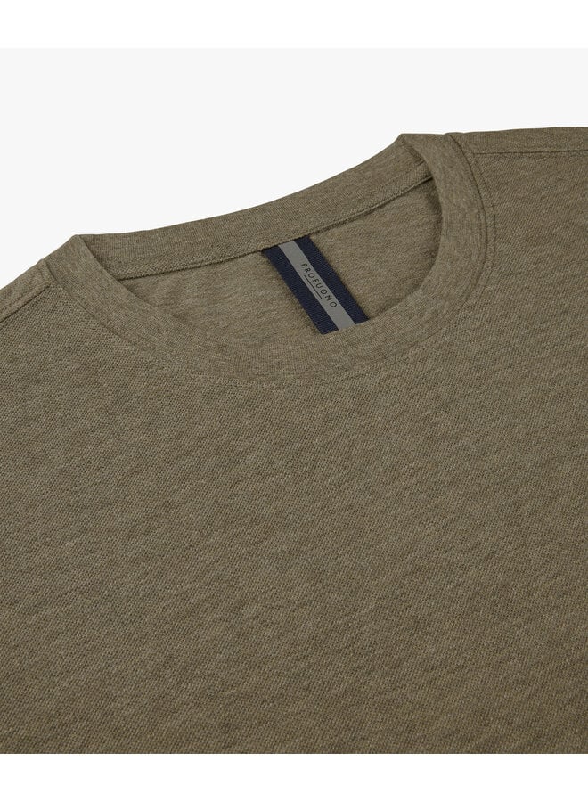 PPXT10004D Profuomo t-shirt crew neck ss light brown