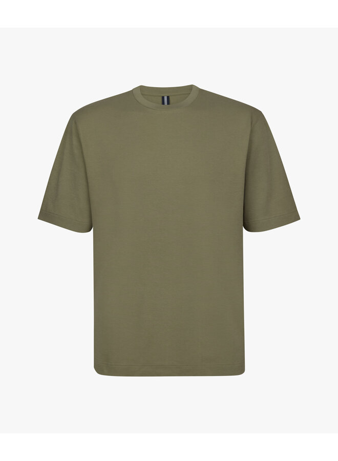PPXT10003G Profuomo t-shirt crew neck ss mid green