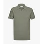 PPXD10009D Profuomo polo open collar ss mid green