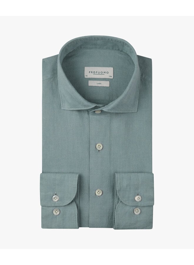 PPXH10017L Profuomo shirt cutaway sf blue