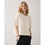 3s5267-30775 122 Summum Top short sleeve sweat Ivory