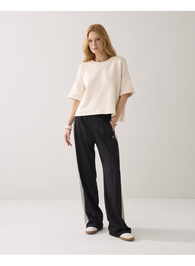 3s5267-30775 122 Summum Top short sleeve sweat Ivory