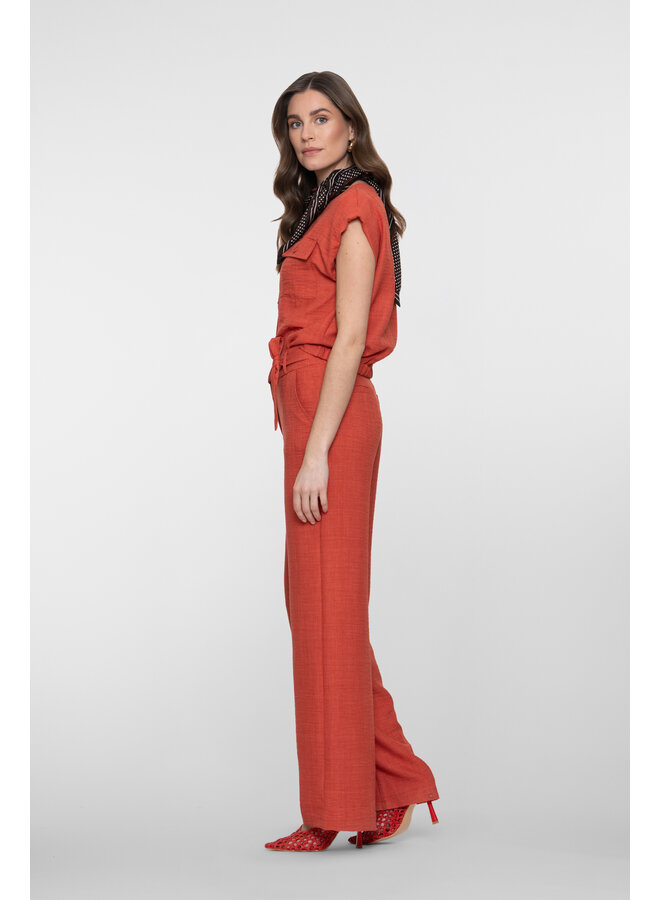 61100-60 201 Geisha Pants with strap burned orange