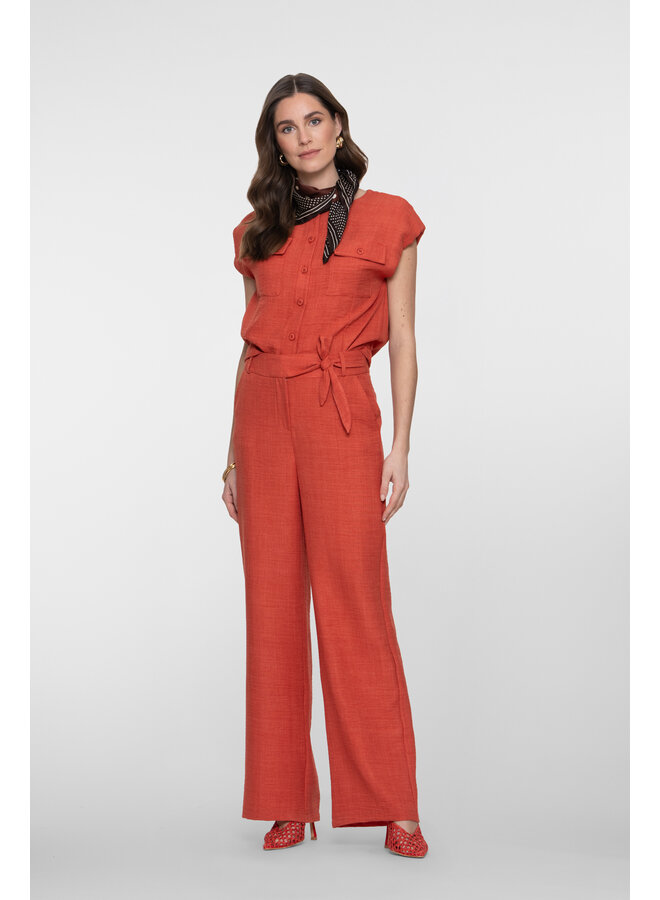 61100-60 201 Geisha Pants with strap burned orange