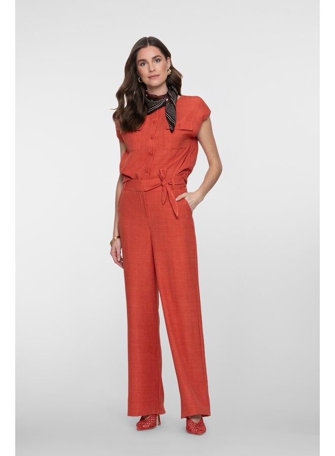 61100-60 201 Geisha Pants with strap burned orange
