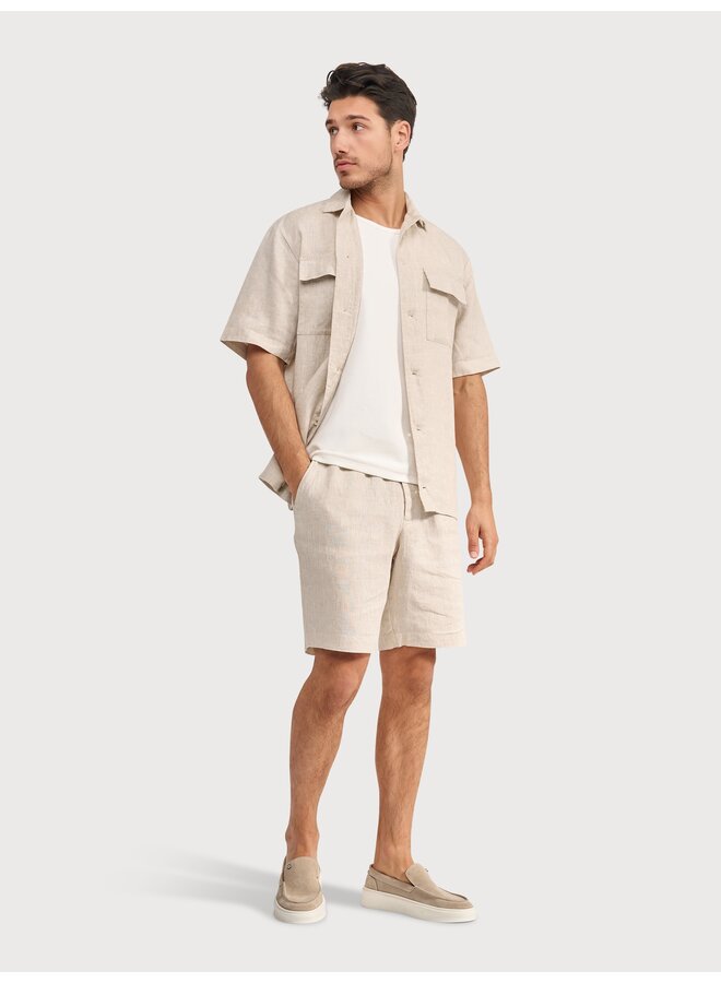 6122.61 Blue Industry short linen SAND