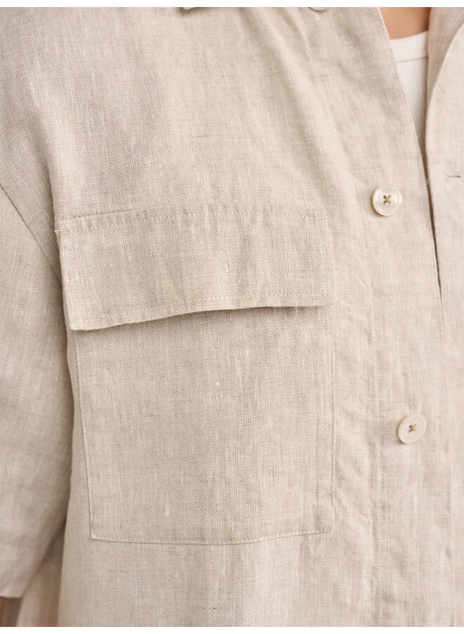 6120.61 Blue Industry polo shirt SAND