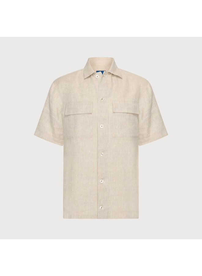 6120.61 Blue Industry polo shirt SAND