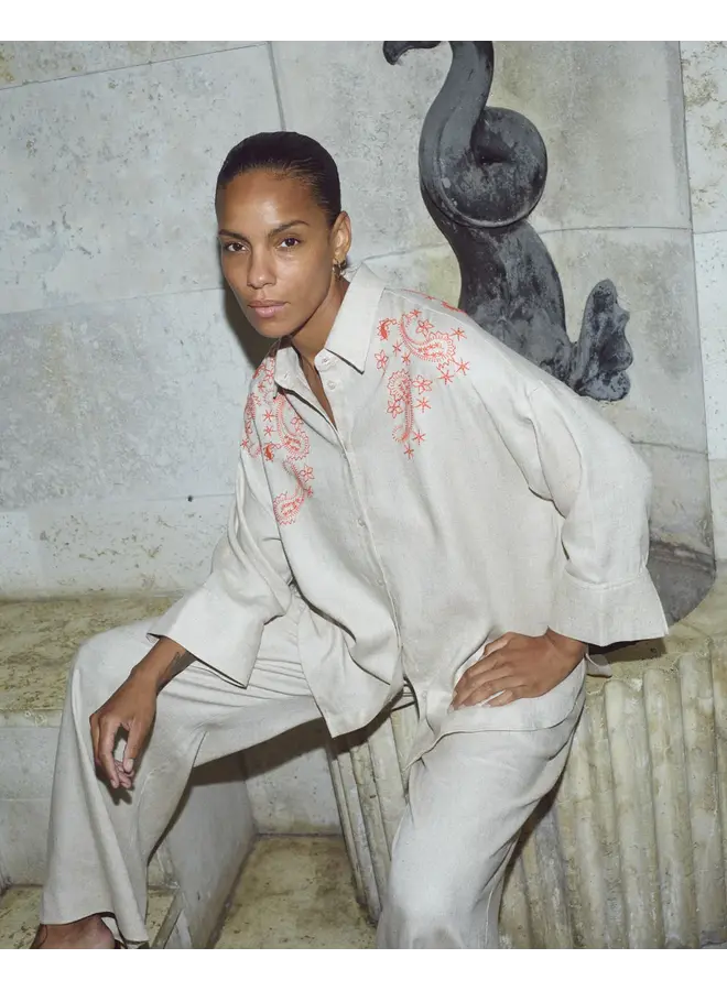 176960 119 MosMosh MM Audri Coleen Shirt Clay