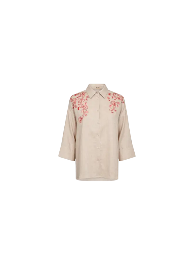 176960 119 MosMosh MM Audri Coleen Shirt Clay