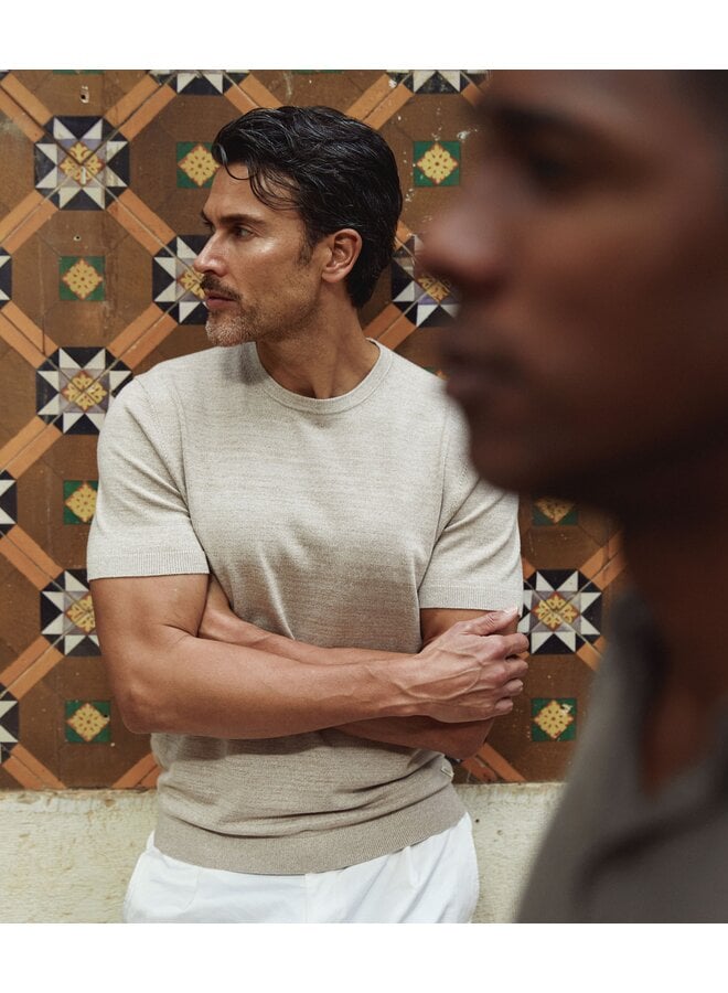 KBI-M17 Blue Industry T-shirt Sand