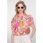 63499-20 250 Geisha blouse orange/pink/sand