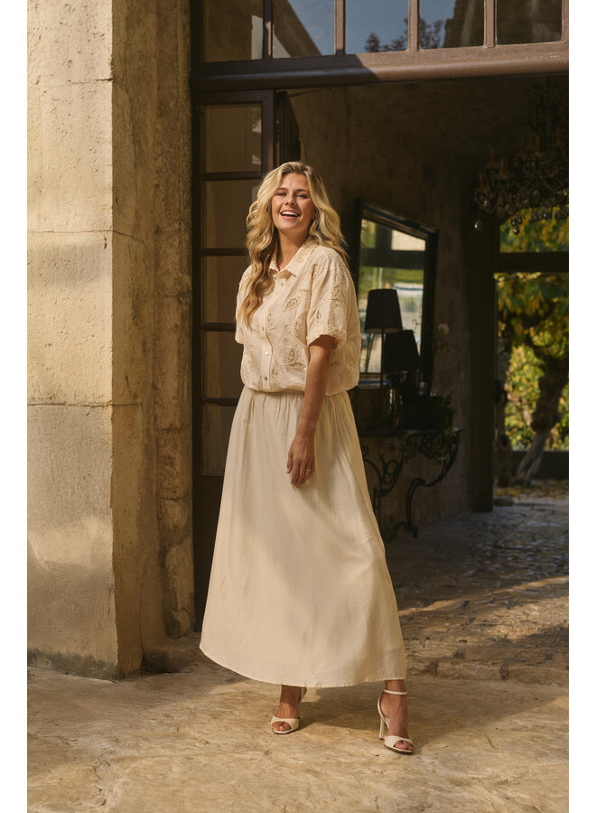 NKS09075 9 Nukus Floortje Skirt Silky Sand