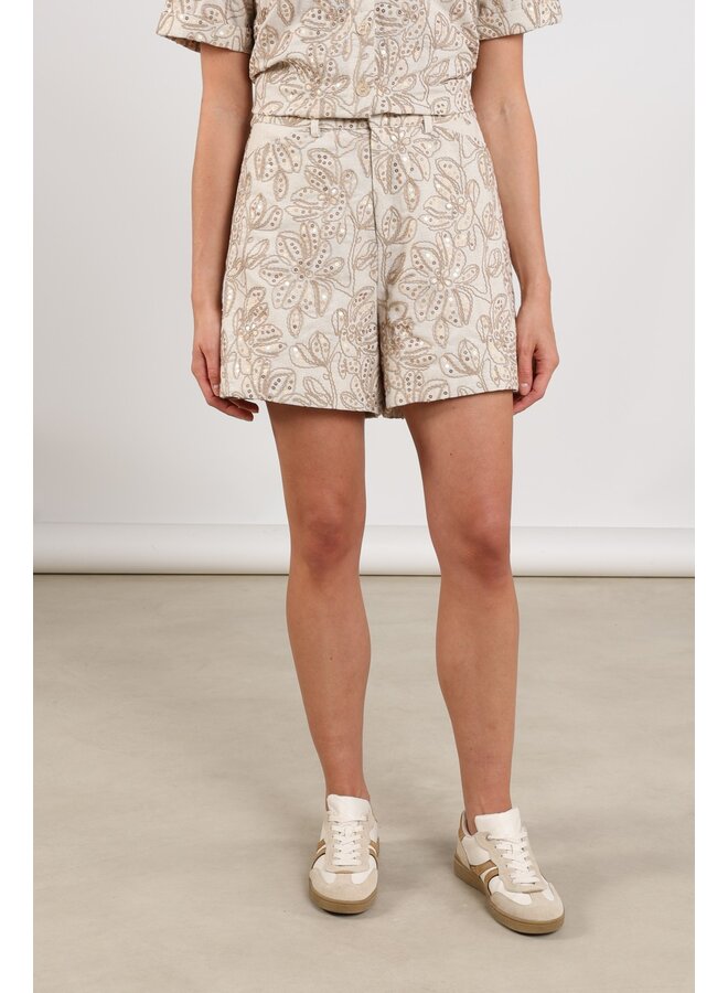 NKS09050 9 Nukus Dagmar Short Paillet Sand