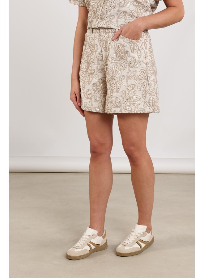 NKS09050 9 Nukus Dagmar Short Paillet Sand