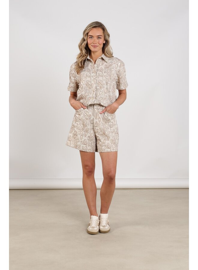 NKS09050 9 Nukus Dagmar Short Paillet Sand