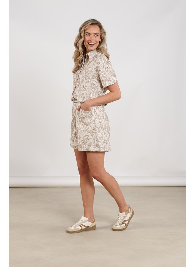 NKS09050 9 Nukus Dagmar Short Paillet Sand