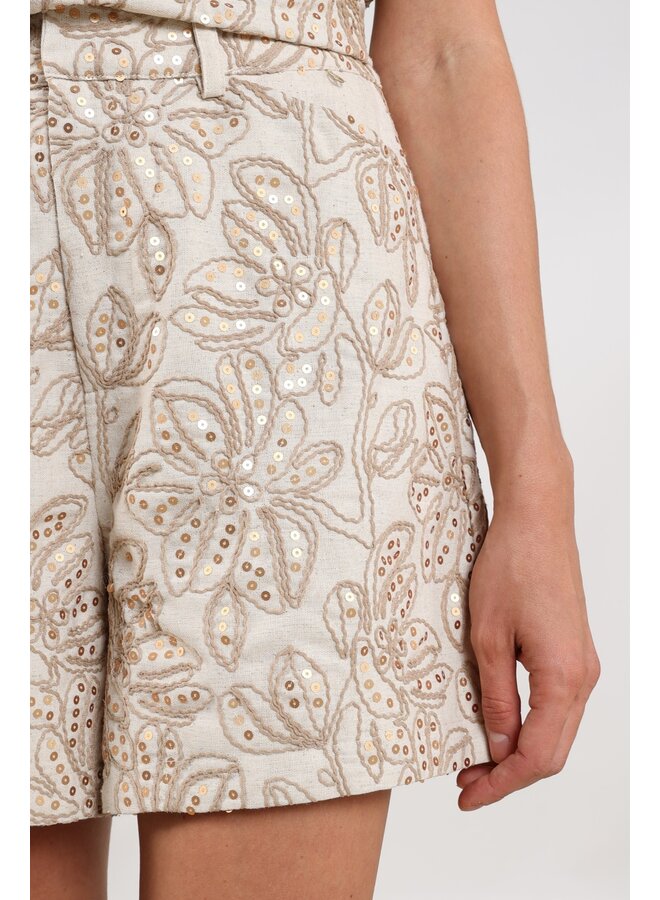 NKS09050 9 Nukus Dagmar Short Paillet Sand