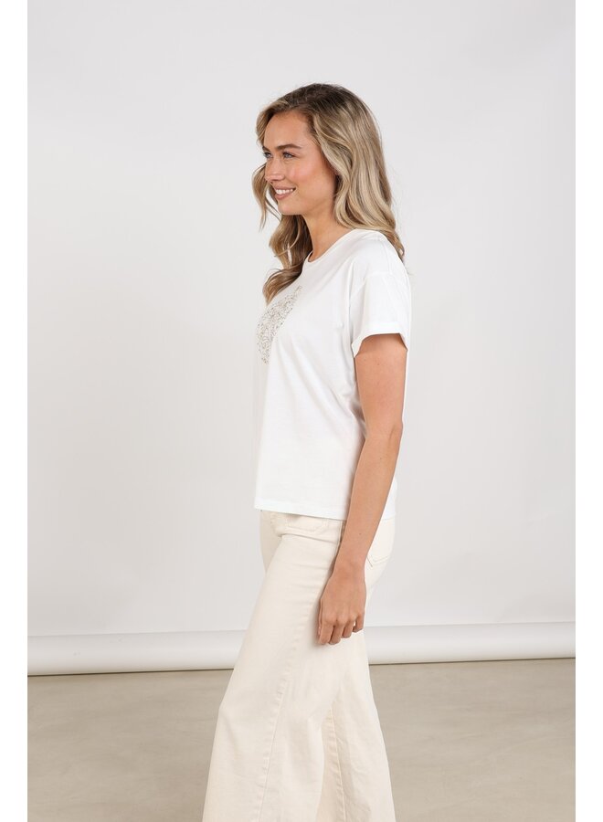 NKS04020 126 Nukus Riuka Shirt Offwhite/Gold