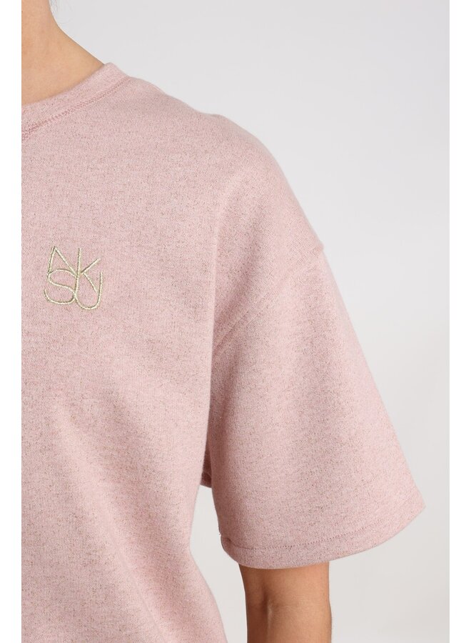 NKS03062 30 Nukus Roos Pullover Lurex Blush