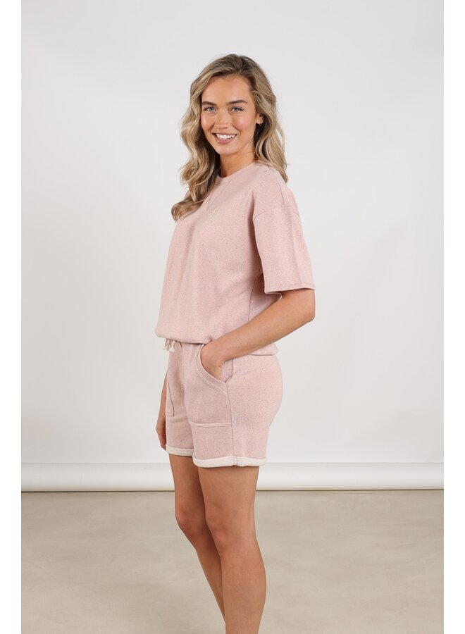 NKS03062 30 Nukus Roos Pullover Lurex Blush