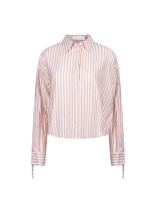 NKS02165 30 Nukus Bailey Blouse Stripe Blush