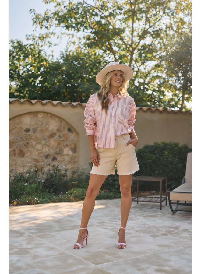 NKS02162 30 Nukus Nowi Blouse Stripe Blush