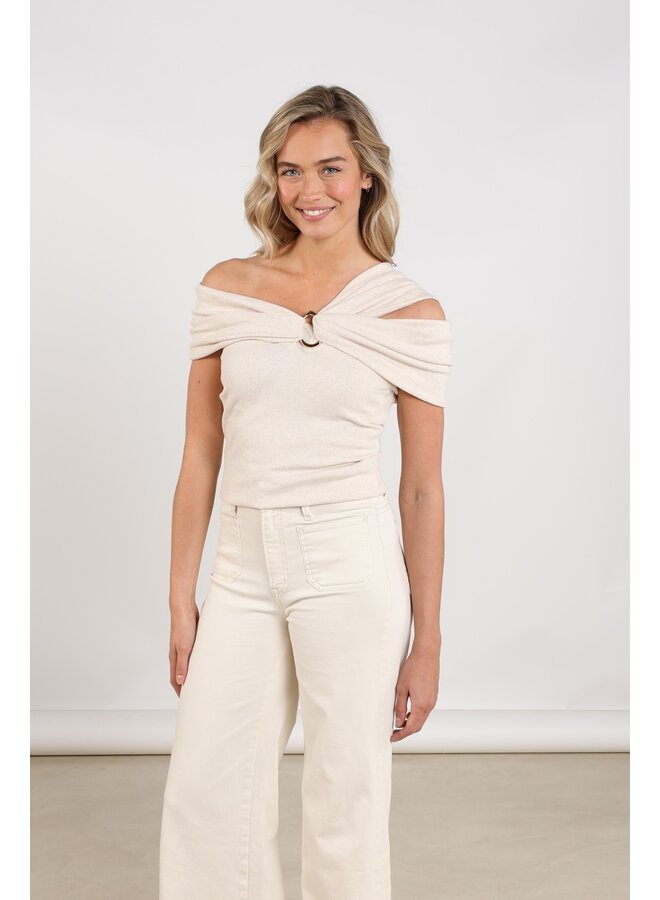 NKS01176 54 Nukus Sharon Top Sand Melange