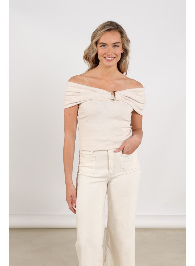 NKS01176 54 Nukus Sharon Top Sand Melange