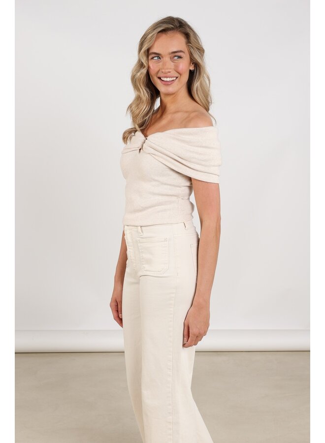 NKS01176 54 Nukus Sharon Top Sand Melange