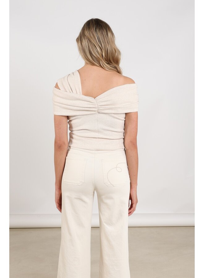 NKS01176 54 Nukus Sharon Top Sand Melange