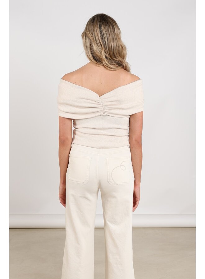 NKS01176 54 Nukus Sharon Top Sand Melange