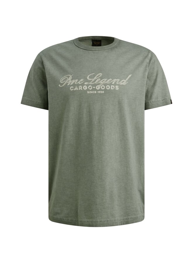PTSS2604593 6123 PME Legend Short sleeve r-neck single jersey cold dye Iceberg Green