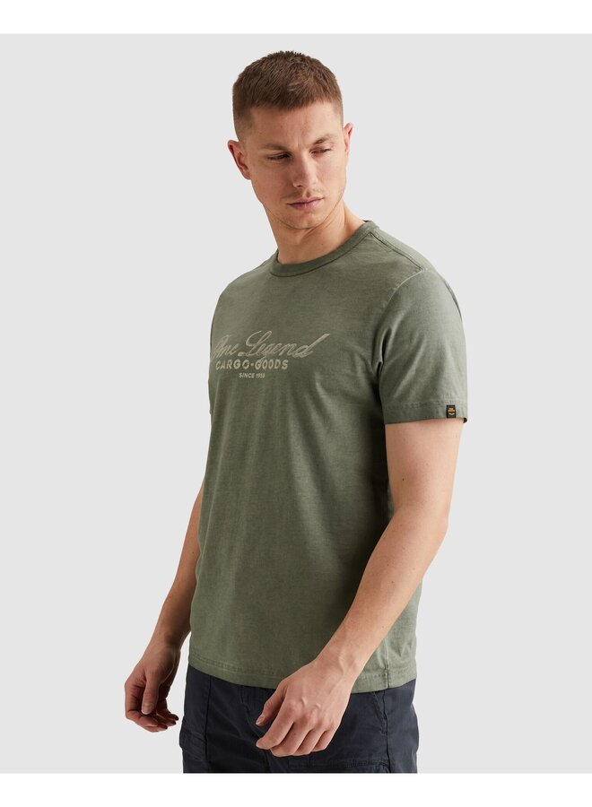 PTSS2604593 6123 PME Legend Short sleeve r-neck single jersey cold dye Iceberg Green