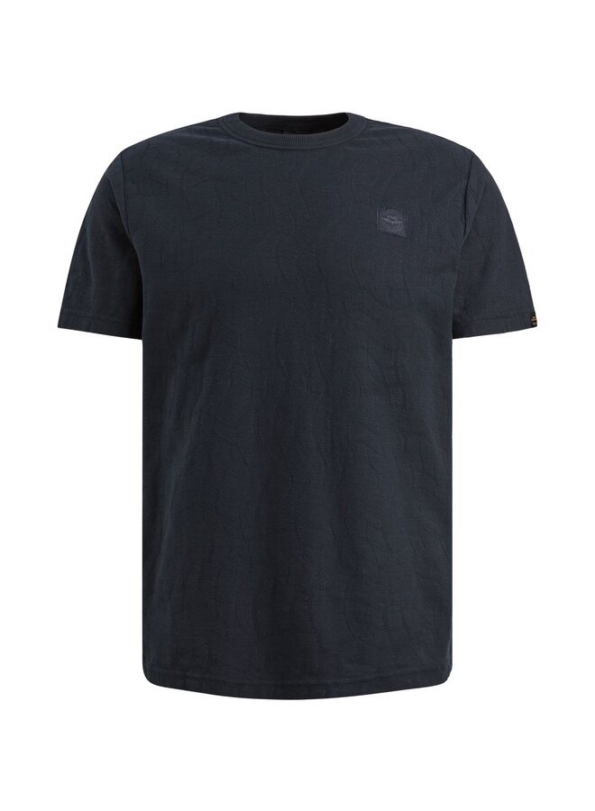 PTSS2604564 5282 PME Legend Short sleeve r-neck jacquard jersey Carbon