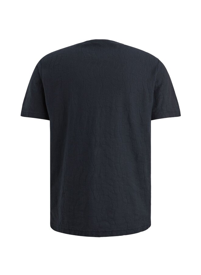 PTSS2604564 5282 PME Legend Short sleeve r-neck jacquard jersey Carbon