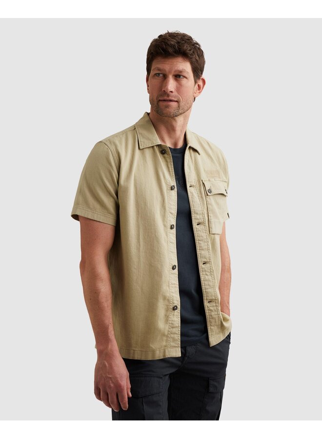 PSIS2604230 6001 PME Legend Short Sleeve Shirt Slub Twill GD Spray Green