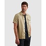 PSIS2604230 6001 PME Legend Short Sleeve Shirt Slub Twill GD Spray Green