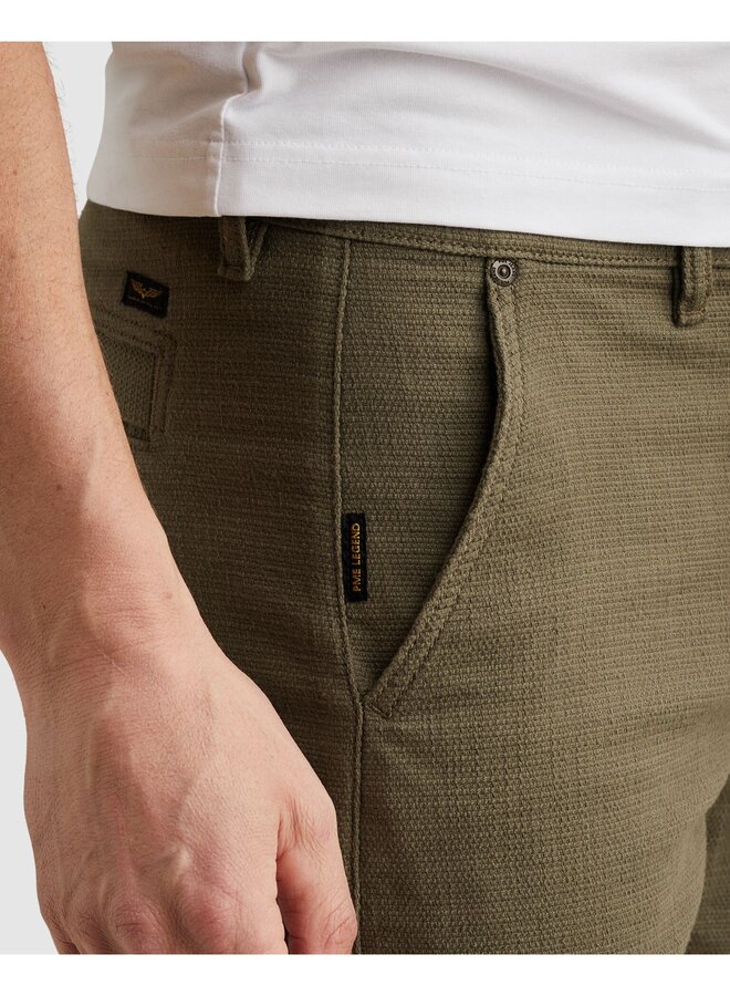 PSH2604665 6389 PME Legend FIBERSTAR SHORTS LINEN STRUCTURE Dusky Green